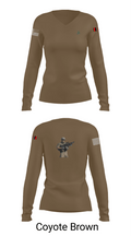 MS ADT SECFOR 6944936 Women's Long Sleeve V-neck Shirt - 17