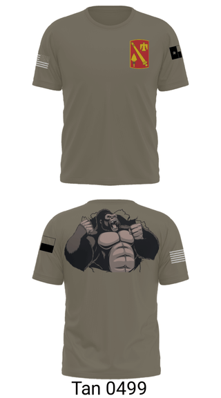Old School Cotton Feel Shirt, A Battery, 4-133 FAR-AMMO, National Guard, Teamtime, Team time, sublimation, custom sports apparel, team uniforms, spirit wear, spiritwear, sports uniforms, custom shirts, team store, custom team store, fundraiser sports, apparel fundraiser