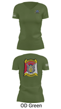 B Troop 2-17 Cav REGT 36740014 Women's Short Sleeve V-neck Shirt - 48