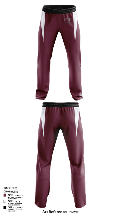 Collierville Dragons 752368 Sweatpants - 1