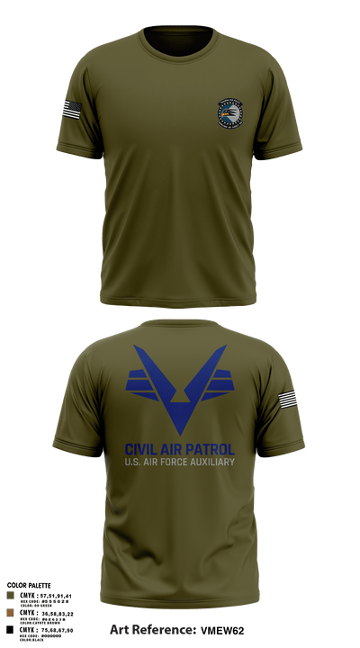 Sunlake High School Cadet Squadron 6161246 Short Sleeve Performance Shirt - 99