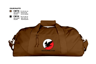 Duffle Bag, 1/7 CAV, Army, Teamtime, Team time, sublimation, custom sports apparel, team uniforms, spirit wear, spiritwear, sports uniforms, custom shirts, team store, custom team store, fundraiser sports, apparel fundraiser