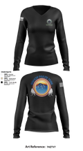 Bishop Paiute EMO/ Hazardous Fiels Reduction 49408789 Women's Long Sleeve V-neck Shirt - 9
