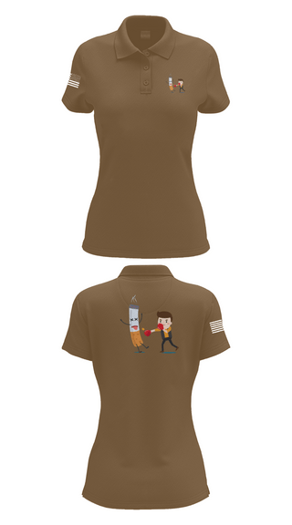 Womens Short Sleeve Performance Polo, La droga niños, Navy, Teamtime, Team time, sublimation, custom sports apparel, team uniforms, spirit wear, spiritwear, sports uniforms, custom shirts, team store, custom team store, fundraiser sports, apparel fundraiser