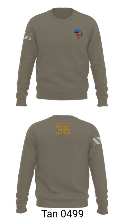 Rescue Engine 56DCFD RTC407 9148046 Crew Neck Sweatshirt - 65