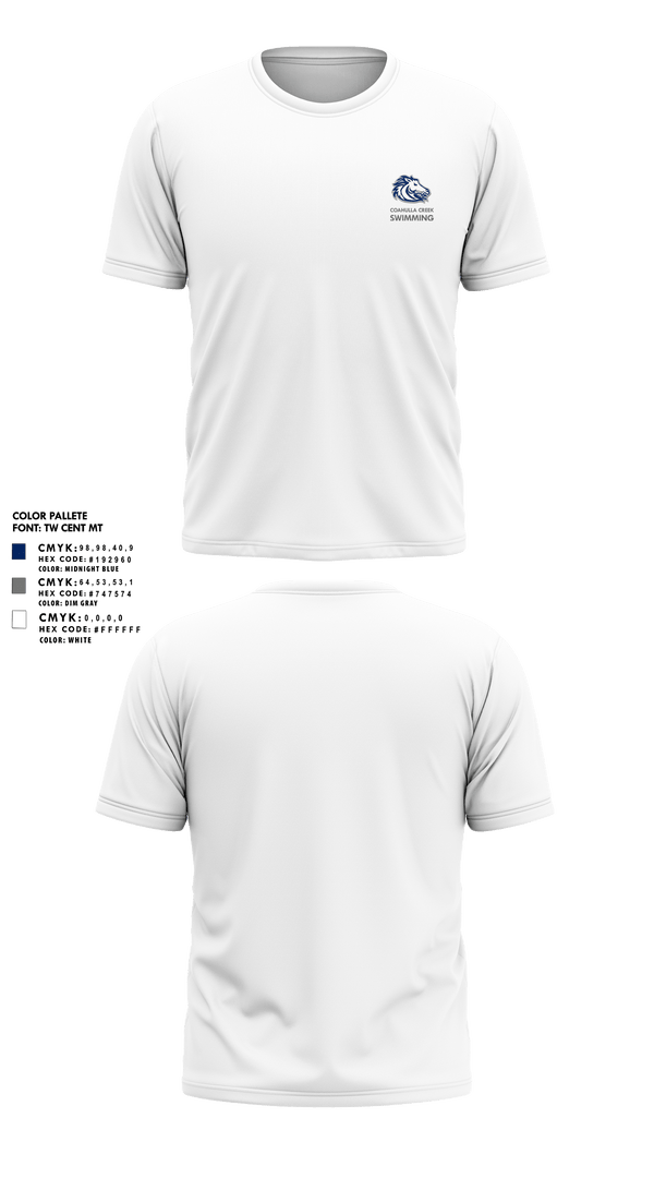 Short Sleeve Performance Shirt, Coahulla Creek, Swimming, Teamtime, Team time, sublimation, custom sports apparel, team uniforms, spirit wear, spiritwear, sports uniforms, custom shirts, team store, custom team store, fundraiser sports, apparel fundraiser