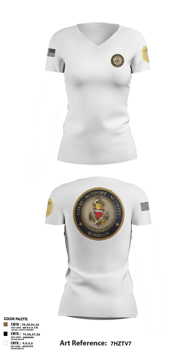 CMAA 19954181 Women's Short Sleeve V-neck Shirt - 2