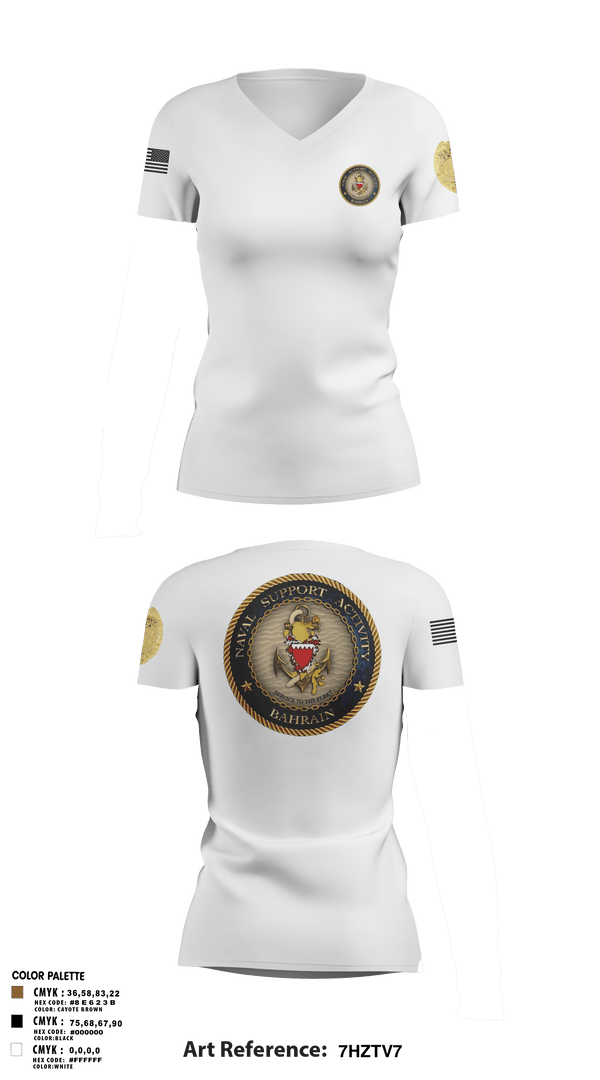 Womens Short Sleeve Vneck Shirt, CMAA, Navy, Teamtime, Team time, sublimation, custom sports apparel, team uniforms, spirit wear, spiritwear, sports uniforms, custom shirts, team store, custom team store, fundraiser sports, apparel fundraiser