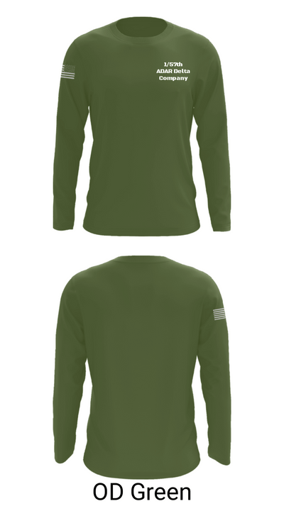 1/57th ADAR Delta Company 19205986 Long Sleeve Performance Shirt - 46