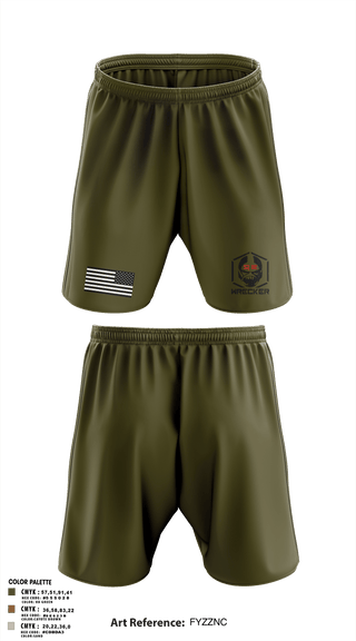 Athletic Shorts With Pockets, 137th Echo Company1-137th AV E co, National Guard, Teamtime, Team time, sublimation, custom sports apparel, team uniforms, spirit wear, spiritwear, sports uniforms, custom shirts, team store, custom team store, fundraiser sports, apparel fundraiser