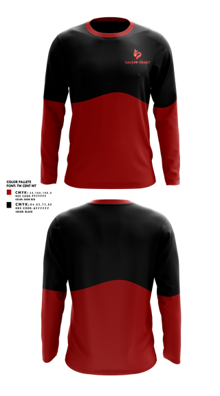 Long Sleeve Performance Shirt, Sacred Heart Ministries, , Teamtime, Team time, sublimation, custom sports apparel, team uniforms, spirit wear, spiritwear, sports uniforms, custom shirts, team store, custom team store, fundraiser sports, apparel fundraiser