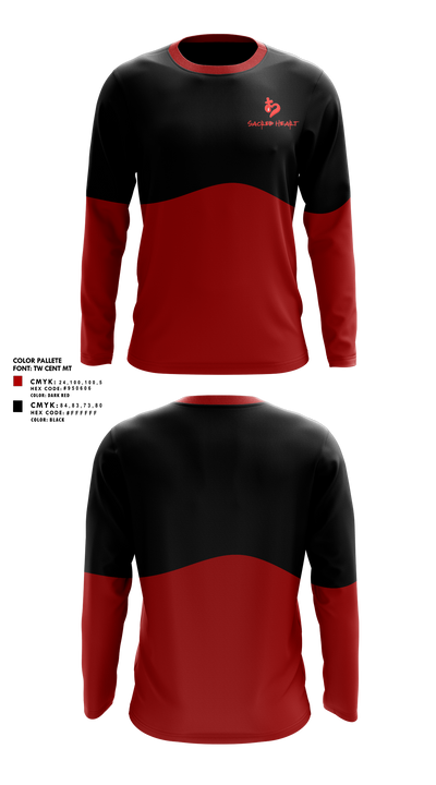 Sacred Heart Ministries 55103863 Long Sleeve Performance Shirt 1