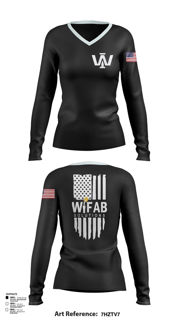 Womens Long Sleeve Vneck Shirt 1, Welding Improvement, , Teamtime, Team time, sublimation, custom sports apparel, team uniforms, spirit wear, spiritwear, sports uniforms, custom shirts, team store, custom team store, fundraiser sports, apparel fundraiser