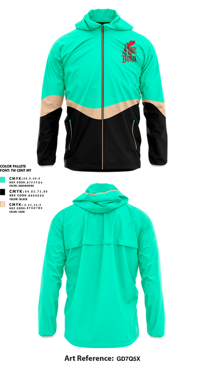 Love Burn Fashion Brand 1669137 Windbreaker - 1