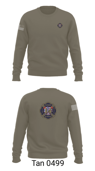 Crew Neck Sweatshirt, Tony Volunteer Fire Department, Fire Department, Teamtime, Team time, sublimation, custom sports apparel, team uniforms, spirit wear, spiritwear, sports uniforms, custom shirts, team store, custom team store, fundraiser sports, apparel fundraiser