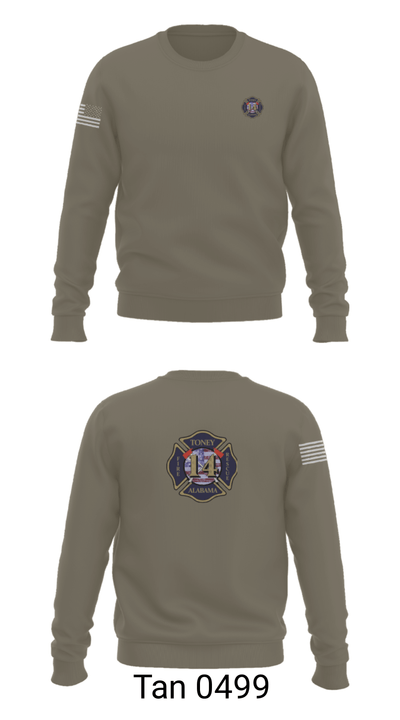 Tony Volunteer Fire Department 50569344 Crew Neck Sweatshirt - 65