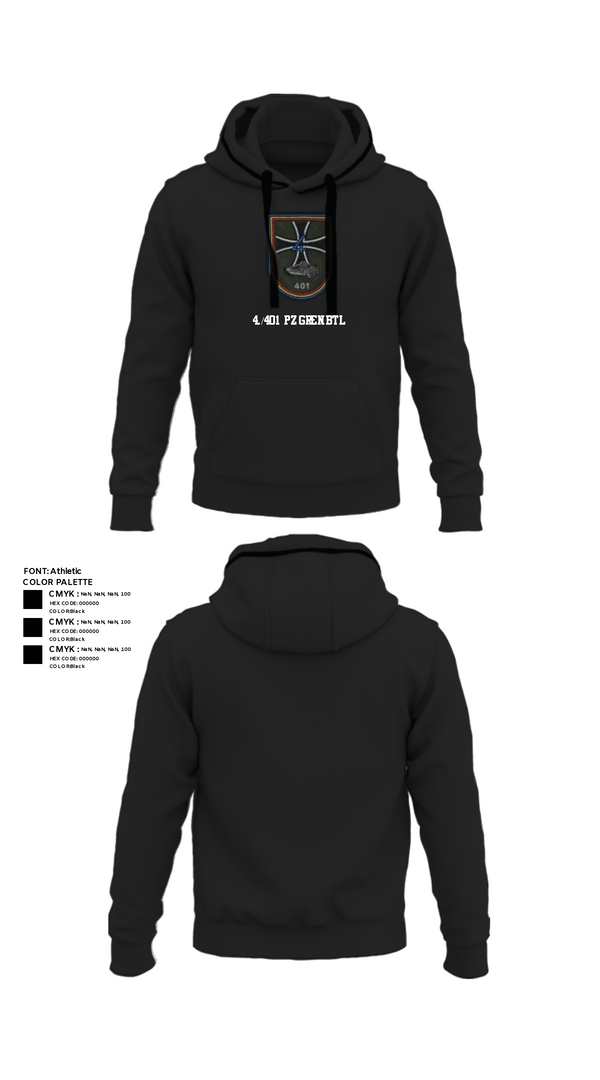 Hoodie, 4./401 PzGrenBtl, Army, Teamtime, Team time, sublimation, custom sports apparel, team uniforms, spirit wear, spiritwear, sports uniforms, custom shirts, team store, custom team store, fundraiser sports, apparel fundraiser