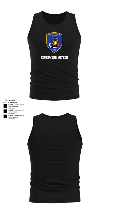 Feuerwehr Witten 55458436 Tank Top - 38