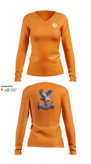 Womens Long Sleeve Vneck Shirt, Luxury Lifestyles, , Teamtime, Team time, sublimation, custom sports apparel, team uniforms, spirit wear, spiritwear, sports uniforms, custom shirts, team store, custom team store, fundraiser sports, apparel fundraiser