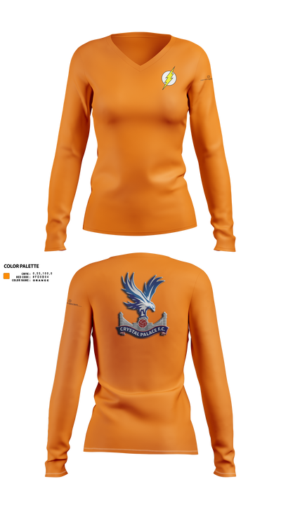 Luxury Lifestyles 80334237 Women's Long Sleeve V-neck Shirt - 3