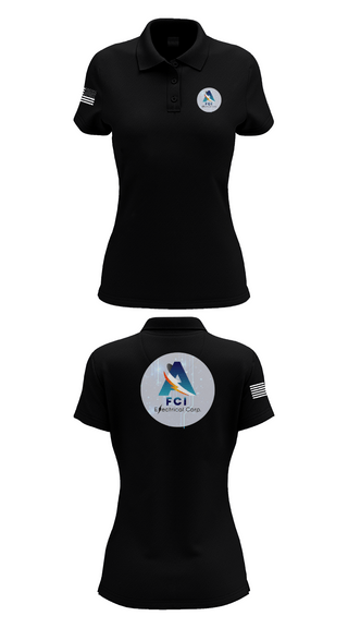 Womens Short Sleeve Performance Polo, AFCI ELECTRIC, , Teamtime, Team time, sublimation, custom sports apparel, team uniforms, spirit wear, spiritwear, sports uniforms, custom shirts, team store, custom team store, fundraiser sports, apparel fundraiser