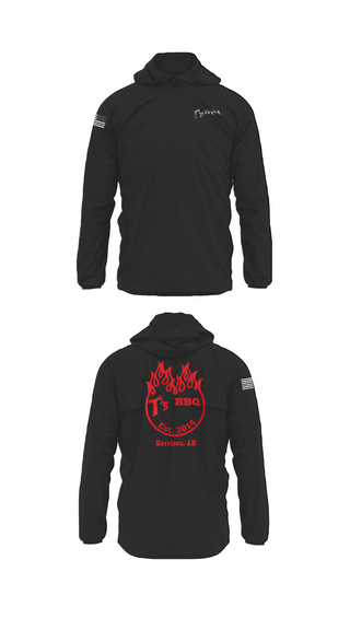 Windbreaker, T’s BBQ, , Teamtime, Team time, sublimation, custom sports apparel, team uniforms, spirit wear, spiritwear, sports uniforms, custom shirts, team store, custom team store, fundraiser sports, apparel fundraiser