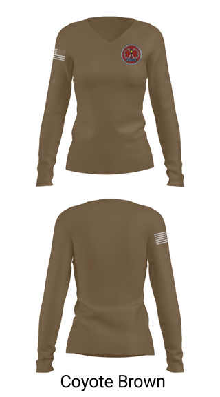 Women's Long Sleeve Vneck Shirt, 705 TRS, Air Force, Teamtime, Team time, sublimation, custom sports apparel, team uniforms, spirit wear, spiritwear, sports uniforms, custom shirts, team store, custom team store, fundraiser sports, apparel fundraiser