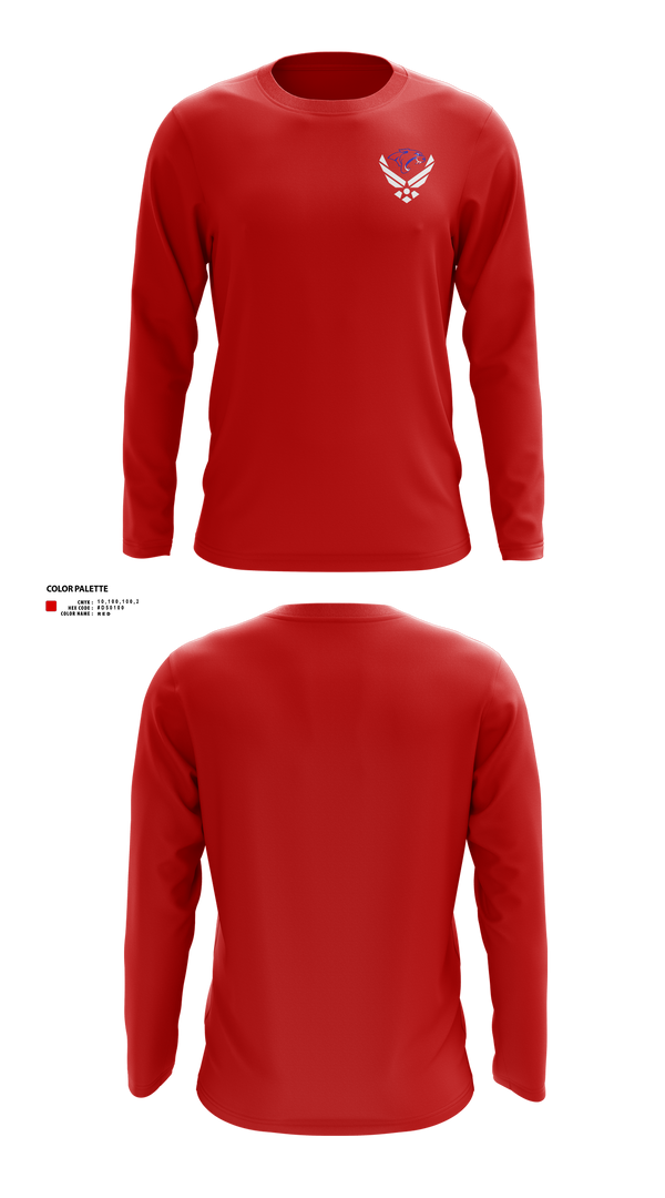 Long Sleeve Performance Shirt, TX-794, Air Force, Teamtime, Team time, sublimation, custom sports apparel, team uniforms, spirit wear, spiritwear, sports uniforms, custom shirts, team store, custom team store, fundraiser sports, apparel fundraiser