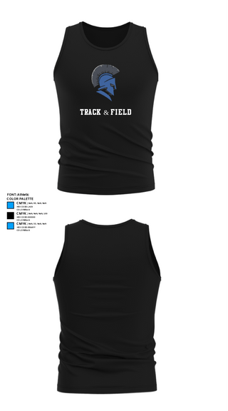 Tank Top, Sparta, Track & Field, Teamtime, Team time, sublimation, custom sports apparel, team uniforms, spirit wear, spiritwear, sports uniforms, custom shirts, team store, custom team store, fundraiser sports, apparel fundraiser