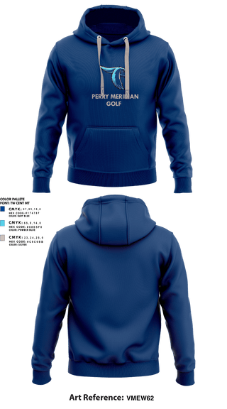 Hoodie, Perry Meridian High School Golf, Golf, Teamtime, Team time, sublimation, custom sports apparel, team uniforms, spirit wear, spiritwear, sports uniforms, custom shirts, team store, custom team store, fundraiser sports, apparel fundraiser