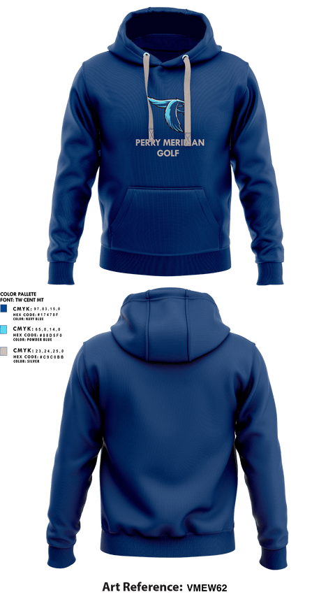 Hoodie, Perry Meridian High School Golf, Golf, Teamtime, Team time, sublimation, custom sports apparel, team uniforms, spirit wear, spiritwear, sports uniforms, custom shirts, team store, custom team store, fundraiser sports, apparel fundraiser