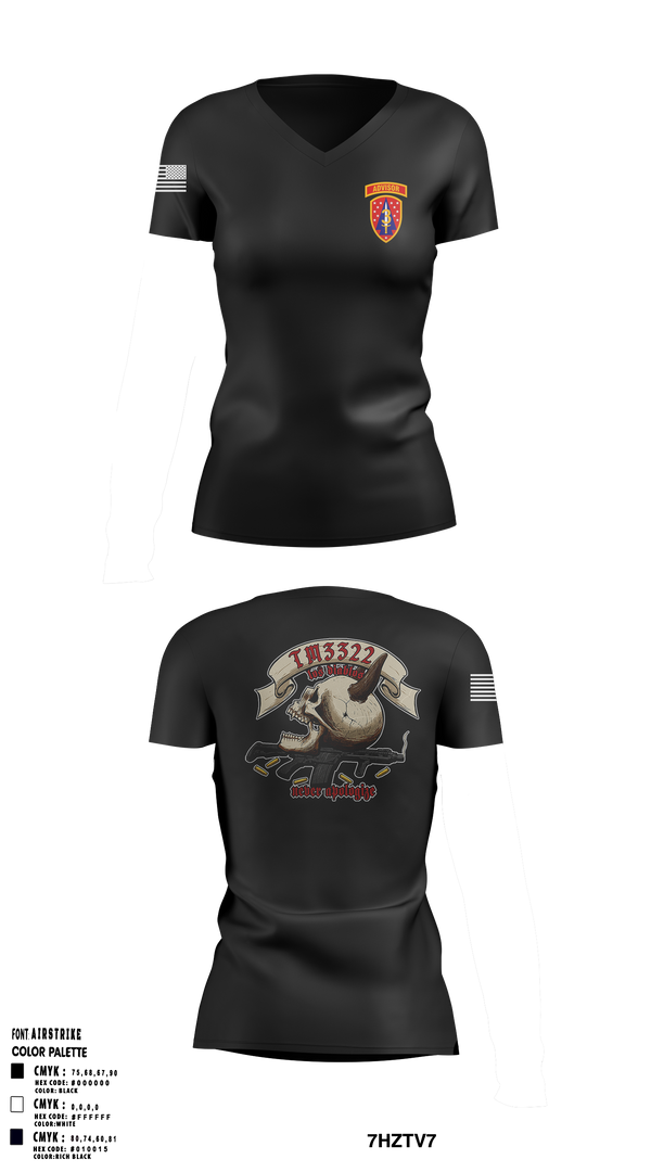 Womens Short Sleeve Vneck Shirt, TM 2, B TRP, 3rd SQDN, 3 SFAB, Army, Teamtime, Team time, sublimation, custom sports apparel, team uniforms, spirit wear, spiritwear, sports uniforms, custom shirts, team store, custom team store, fundraiser sports, apparel fundraiser