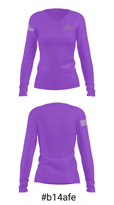 Narez's Party RentalNarez's Party Rental 67415263 Women's Long Sleeve V-neck Shirt - 29