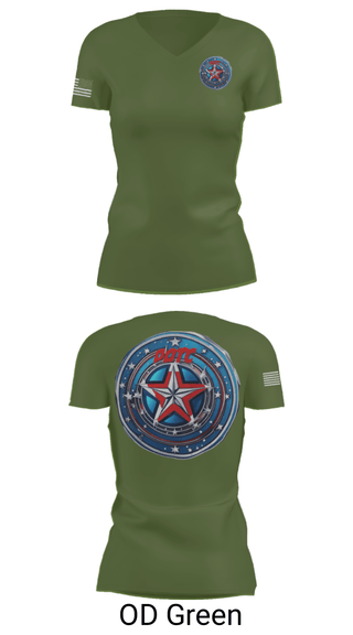 Womens Short Sleeve Vneck Shirt, Defenders of the Coast, Army, Teamtime, Team time, sublimation, custom sports apparel, team uniforms, spirit wear, spiritwear, sports uniforms, custom shirts, team store, custom team store, fundraiser sports, apparel fundraiser