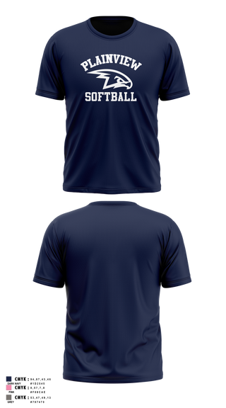 Short Sleeve Performance Shirt, Plainview Softball, Softball, Teamtime, Team time, sublimation, custom sports apparel, team uniforms, spirit wear, spiritwear, sports uniforms, custom shirts, team store, custom team store, fundraiser sports, apparel fundraiser