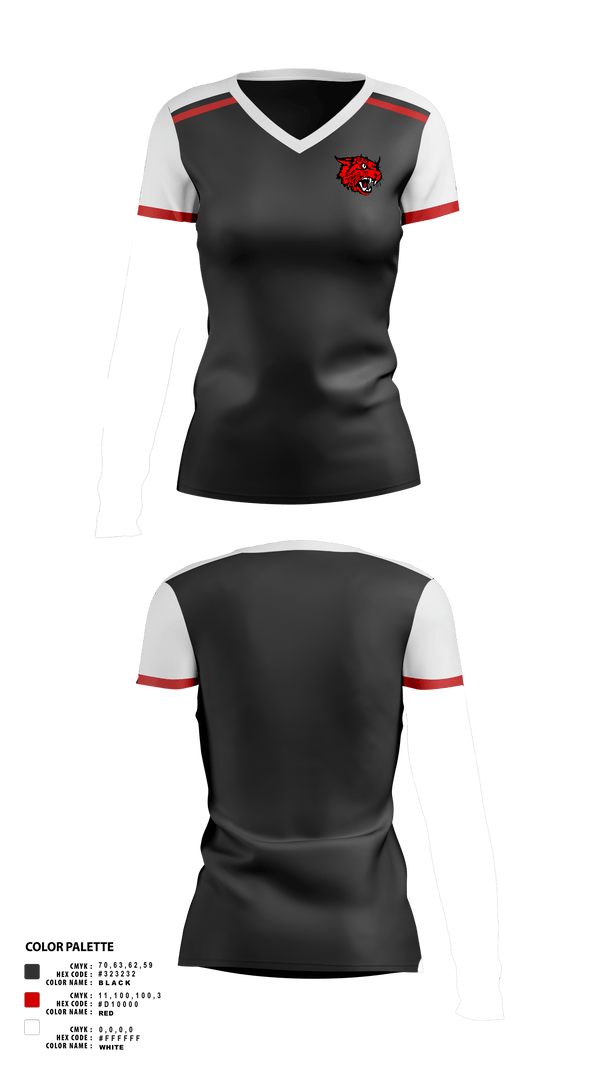 Womens Short Sleeve Vneck Shirt, Kirbyville High School Basketball, Women's Basketball, Teamtime, Team time, sublimation, custom sports apparel, team uniforms, spirit wear, spiritwear, sports uniforms, custom shirts, team store, custom team store, fundraiser sports, apparel fundraiser