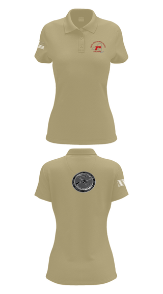 Women's Short Sleeve Performance Polo, Firearms and Tactics training, Police, Teamtime, Team time, sublimation, custom sports apparel, team uniforms, spirit wear, spiritwear, sports uniforms, custom shirts, team store, custom team store, fundraiser sports, apparel fundraiser