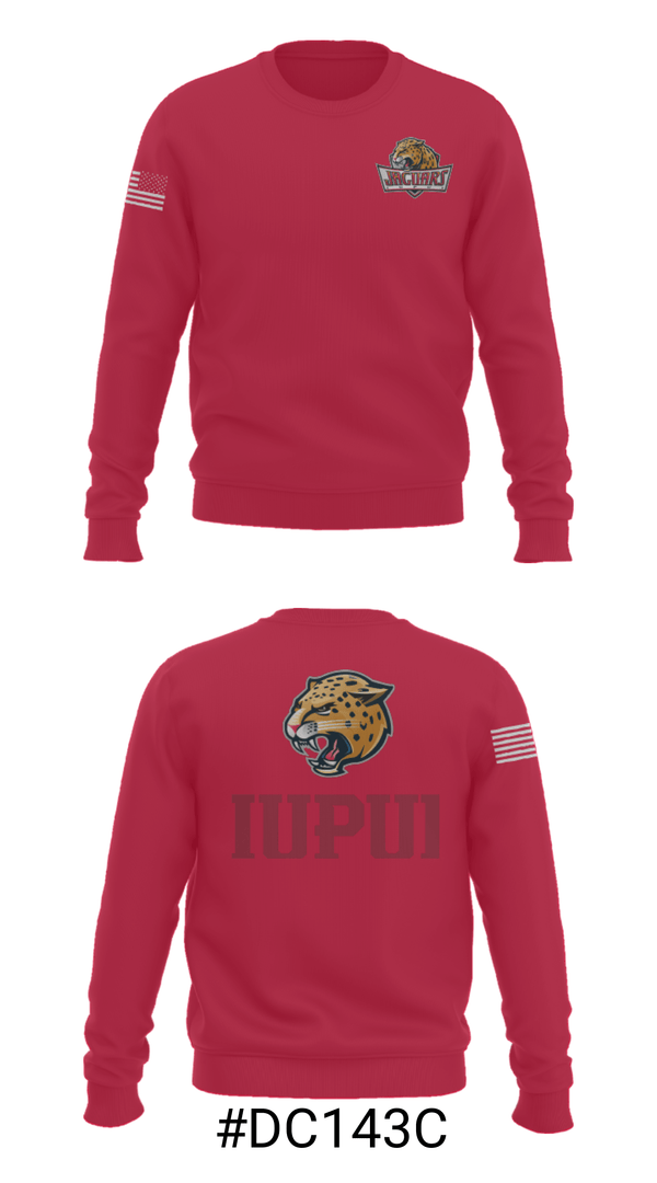 Crew Neck Sweatshirt, University-Purdue University Track, Track & Field, Teamtime, Team time, sublimation, custom sports apparel, team uniforms, spirit wear, spiritwear, sports uniforms, custom shirts, team store, custom team store, fundraiser sports, apparel fundraiser