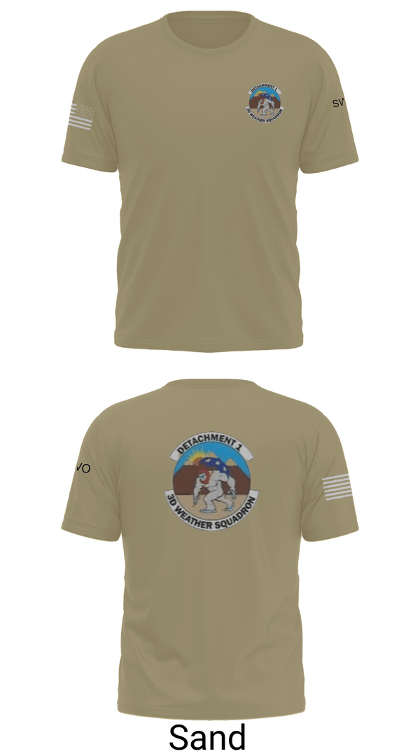 Short Sleeve Performance Shirt, Detachment 1, 3rd Combat Weather Sqd, Air Force, Teamtime, Team time, sublimation, custom sports apparel, team uniforms, spirit wear, spiritwear, sports uniforms, custom shirts, team store, custom team store, fundraiser sports, apparel fundraiser