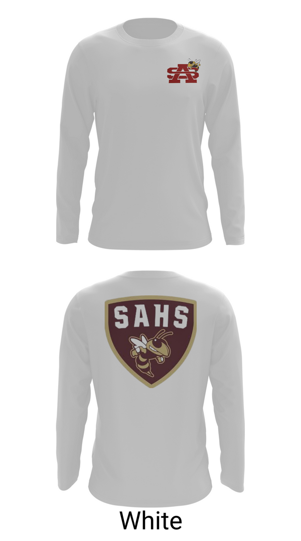 Long Sleeve Performance Shirt, St Augustine Yellow Jackets, Swimming, Teamtime, Team time, sublimation, custom sports apparel, team uniforms, spirit wear, spiritwear, sports uniforms, custom shirts, team store, custom team store, fundraiser sports, apparel fundraiser