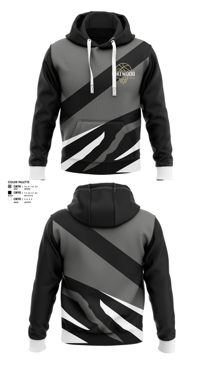 Lakewood High School Bsketball 90891143 Hoodie - 1