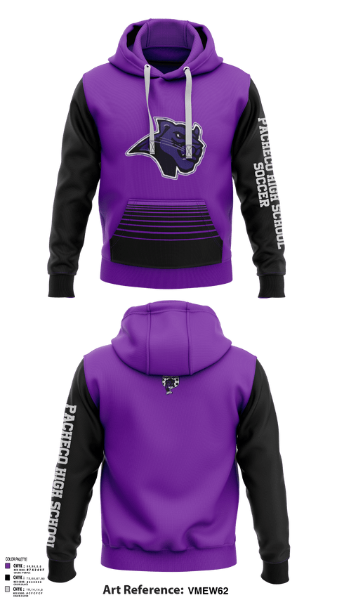 Hoodie, Pacheco High School Soccer, Men's Soccer, Teamtime, Team time, sublimation, custom sports apparel, team uniforms, spirit wear, spiritwear, sports uniforms, custom shirts, team store, custom team store, fundraiser sports, apparel fundraiser