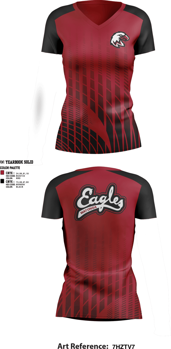 Womens Short Sleeve Vneck Shirt, Watonga High School Softball, Softball, Teamtime, Team time, sublimation, custom sports apparel, team uniforms, spirit wear, spiritwear, sports uniforms, custom shirts, team store, custom team store, fundraiser sports, apparel fundraiser