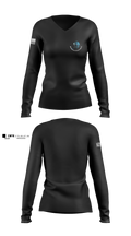 undefined Women's Long Sleeve V-neck Shirt - 1
