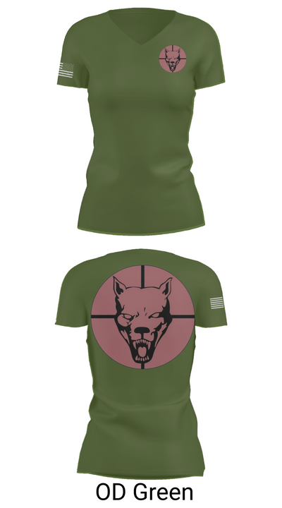 Hellhound PLT, A CO, 2-8 CAV 17727994 Women's Short Sleeve V-neck Shirt - 48