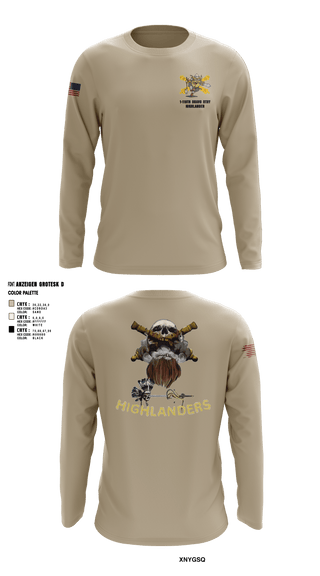 Long Sleeve Performance Shirt, Bravo 1-119th FA, , Teamtime, Team time, sublimation, custom sports apparel, team uniforms, spirit wear, spiritwear, sports uniforms, custom shirts, team store, custom team store, fundraiser sports, apparel fundraiser