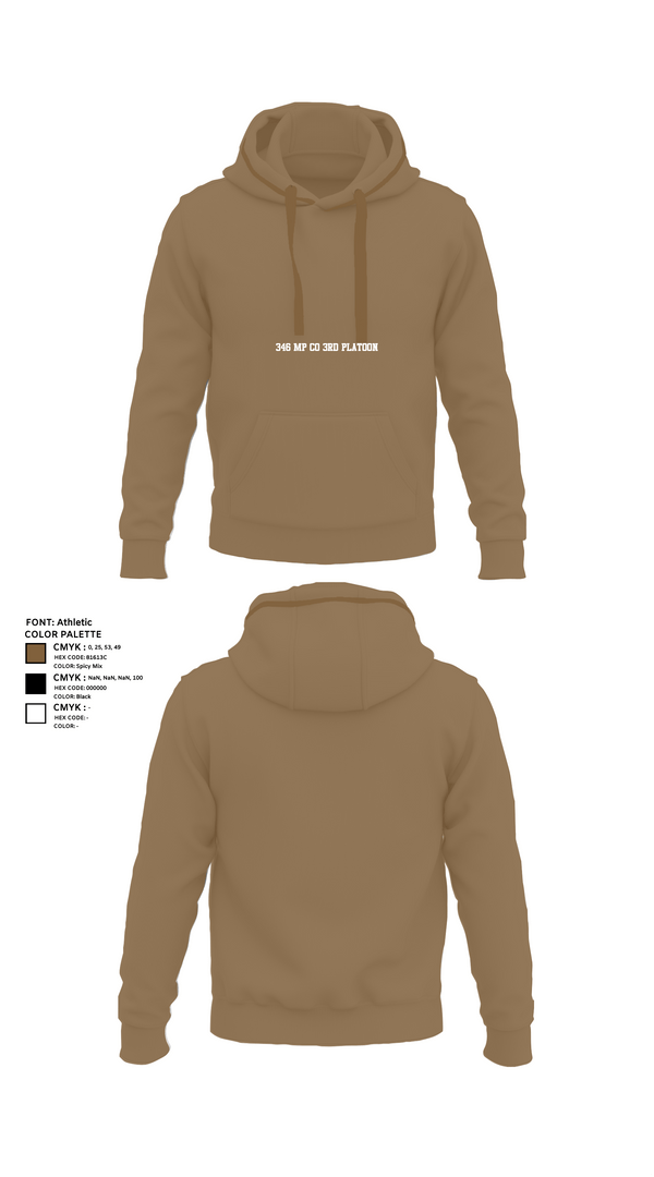 Hoodie, 346 MP CO 3rd Platoon, Army, Teamtime, Team time, sublimation, custom sports apparel, team uniforms, spirit wear, spiritwear, sports uniforms, custom shirts, team store, custom team store, fundraiser sports, apparel fundraiser