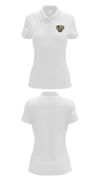 Womens Short Sleeve Performance Polo, LCC Bears, Golf, Teamtime, Team time, sublimation, custom sports apparel, team uniforms, spirit wear, spiritwear, sports uniforms, custom shirts, team store, custom team store, fundraiser sports, apparel fundraiser