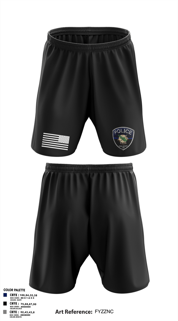 Athletic Shorts With Pockets, Colbert PDColbert PD, , Teamtime, Team time, sublimation, custom sports apparel, team uniforms, spirit wear, spiritwear, sports uniforms, custom shirts, team store, custom team store, fundraiser sports, apparel fundraiser