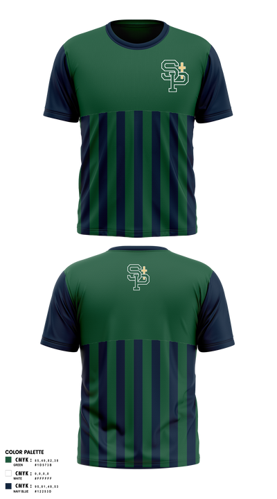 St Patrick Irish 17627212 Short Sleeve Performance Shirt - 41